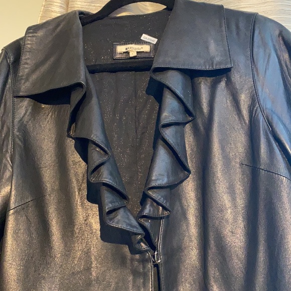 Black Leather Jacket - Picture 2 of 2